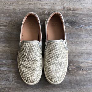 UGG Leather stars and sequin fun sneakers